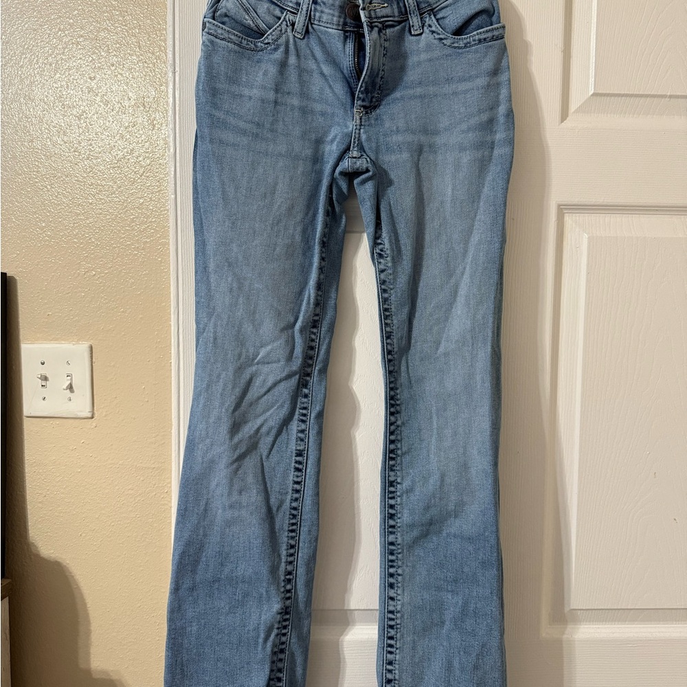 Wrangler Blue Flare Bootcut Jeans